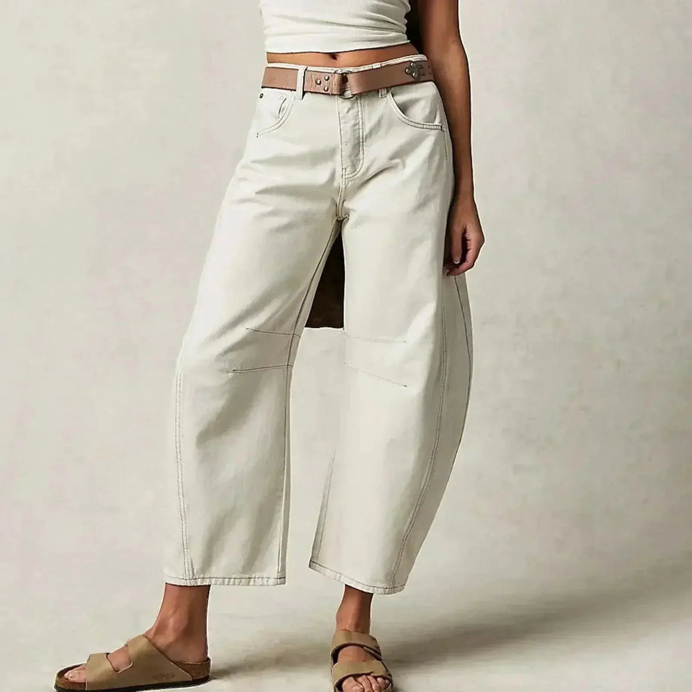 Weit geschnittene Hose mit mühelosem Stil für Damen Mivona