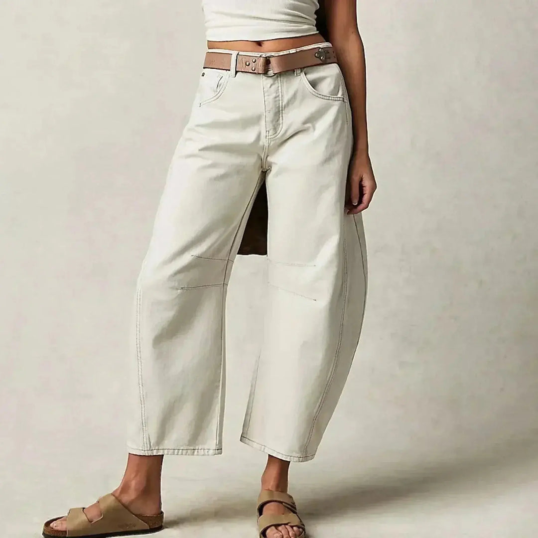 Weit geschnittene Hose mit mühelosem Stil für Damen Mivona