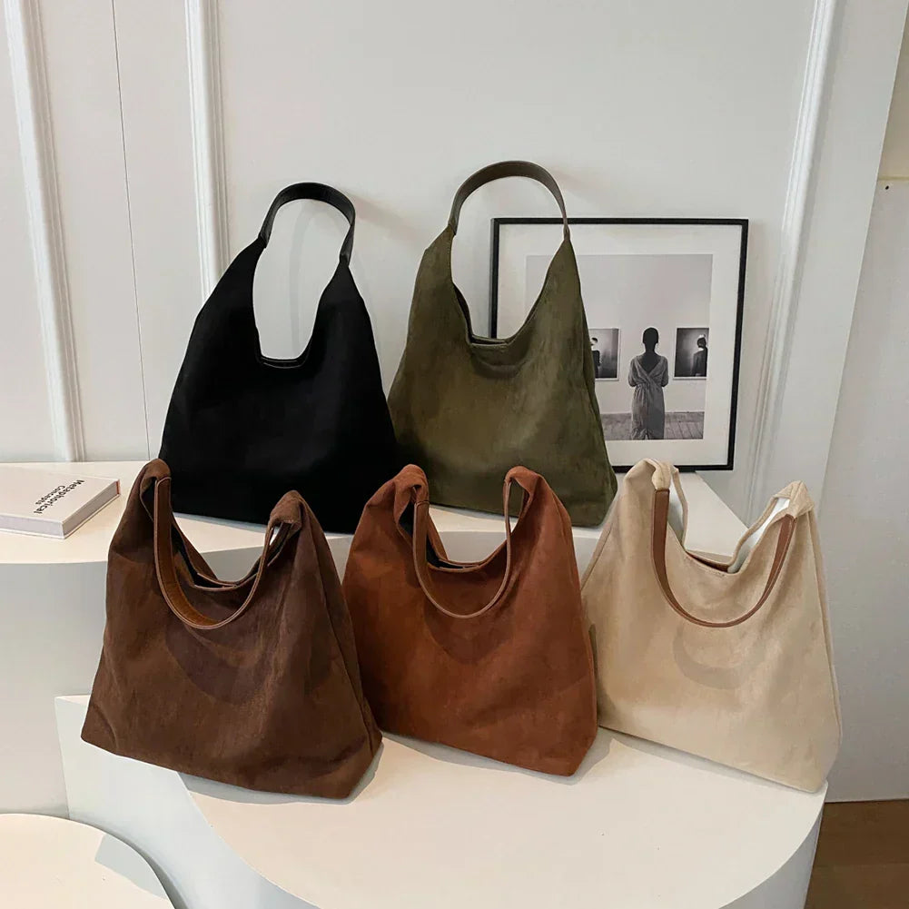 Luxuriöse Samt-Tote-Tasche Für Frauen Mivona