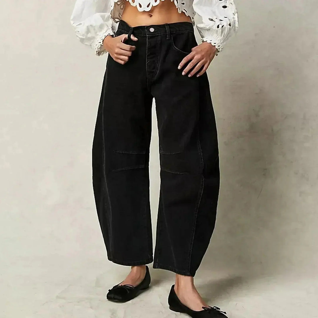 Weit geschnittene Jeans mit lässiger Passform für Damen Mivona