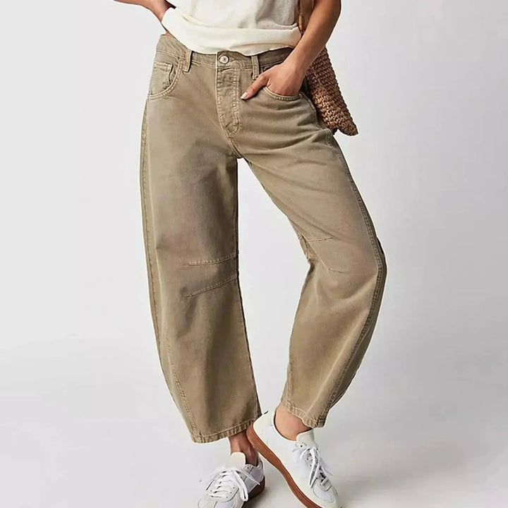 Weit geschnittene Jeans mit lässiger Passform für Damen Mivona