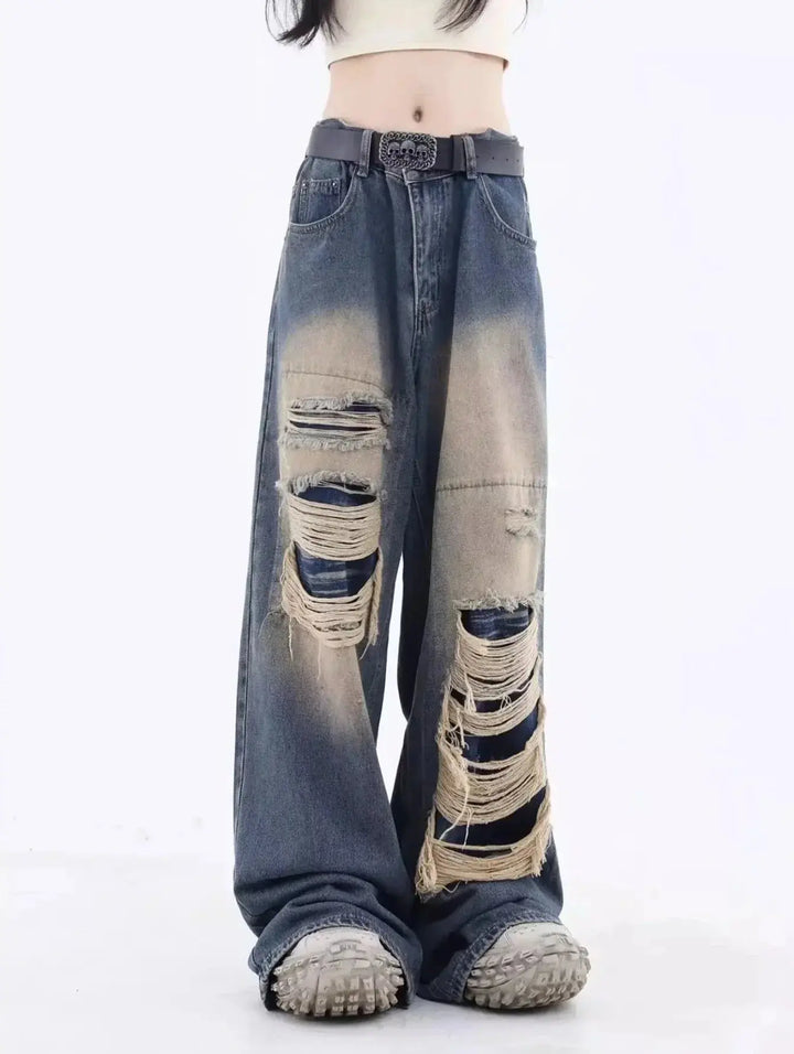 Zerrissene Lockere Jeans mit Lässigem Stil für Frauen Mivona