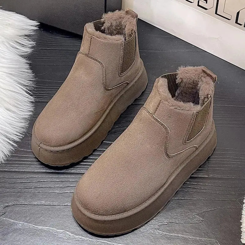Gemütliche warme Damenstiefeletten Für Frauen Mivona