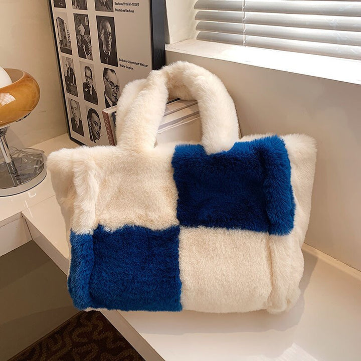 Schicke Plüsch-Handtasche Für Gemütlichen Winterstil Für Frauen Mivona