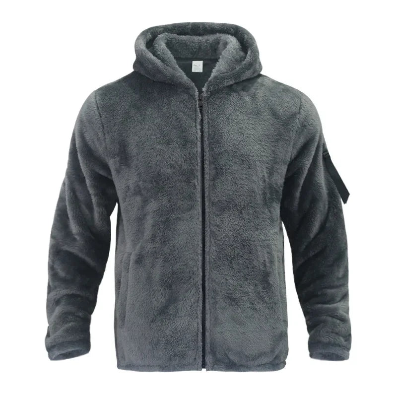 Herren Kapuze Fleece Jacke | Winter Mivona
