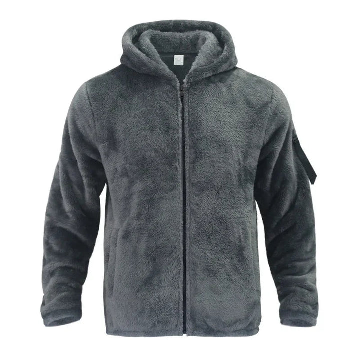 Herren Kapuze Fleece Jacke | Winter Mivona
