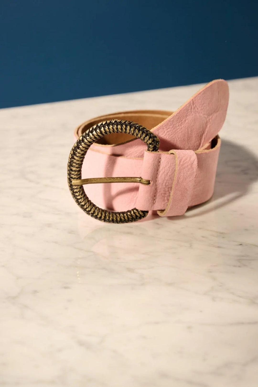 Puderrosa mit Goldener Schnalle Für Frauen Mivona