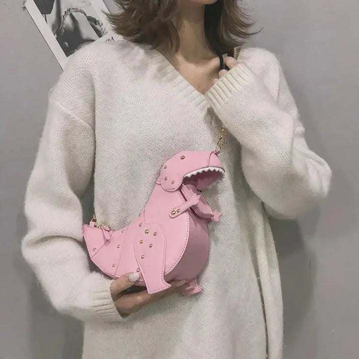 Einzigartige T-Rex Mini-Tasche mit Verspieltem Touch für Damen Mivona