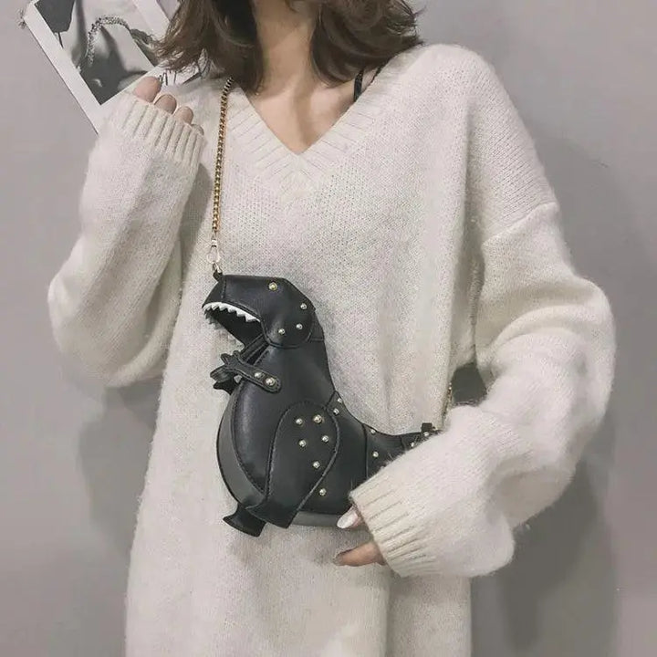 Einzigartige T-Rex Mini-Tasche mit Verspieltem Touch für Damen Mivona