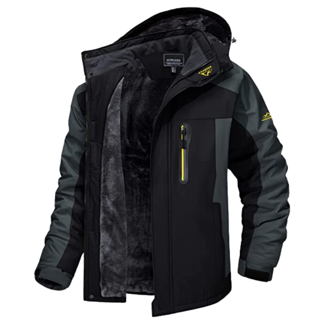 Herren Stilvolle Winterjacke Für Draußen Mivona