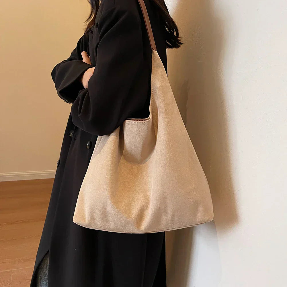 Luxuriöse Samt-Tote-Tasche Für Frauen Mivona