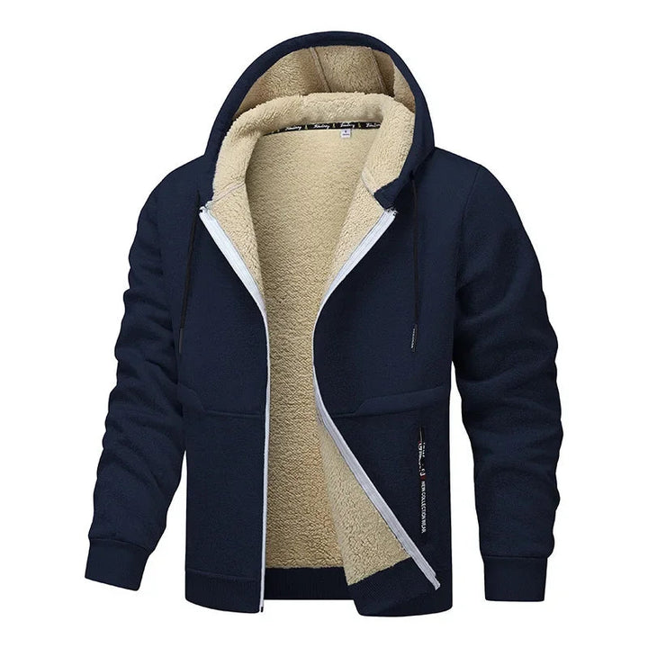 Herren Lässig Fleece Jacke | Winter Mivona