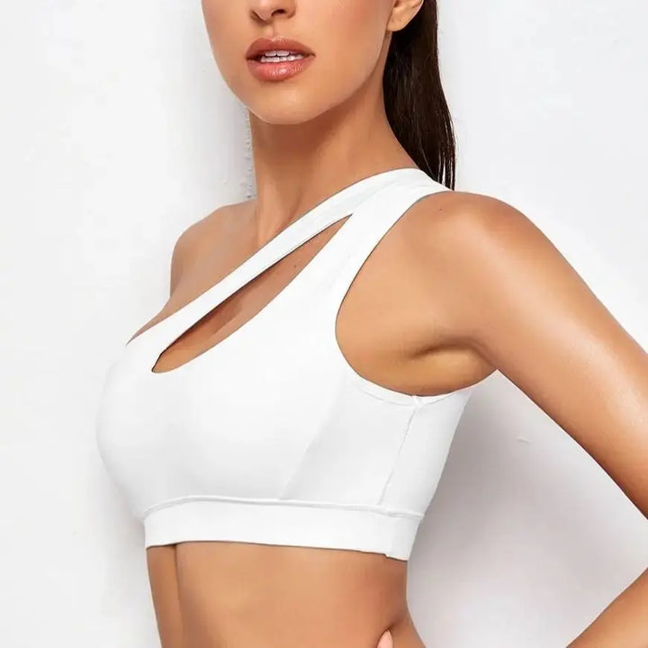 Einseitiger Push-Up-Stoßfester Sport-BH Für Frauen Mivona