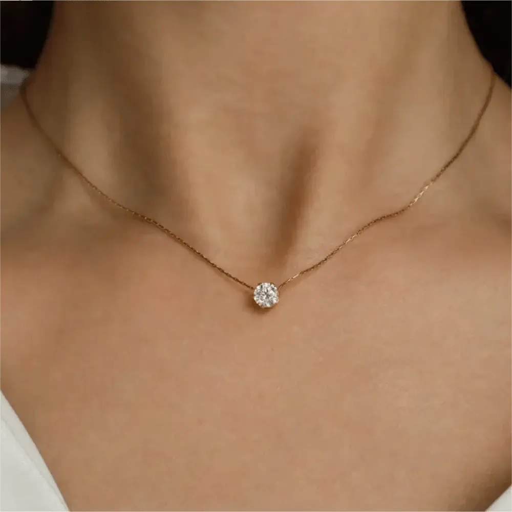 Glamour Chique Minimalistische Halskette für Damen Mivona