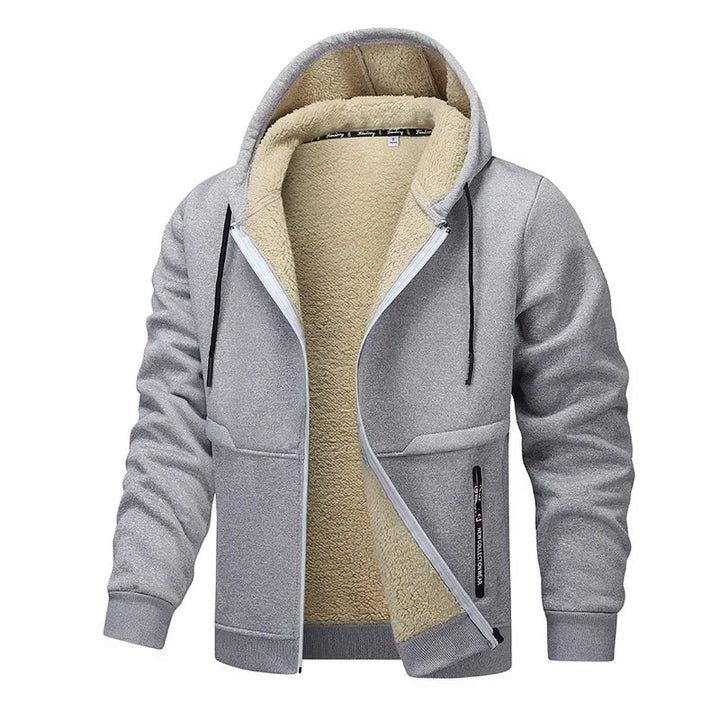 Herren Lässig Fleece Jacke | Winter Mivona