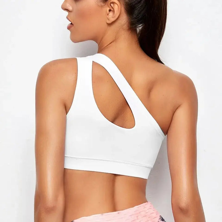 Einseitiger Push-Up-Stoßfester Sport-BH Für Frauen Mivona