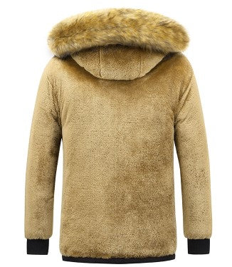 Herren-Winterparka mit abnehmbarer Kapuze Mivona