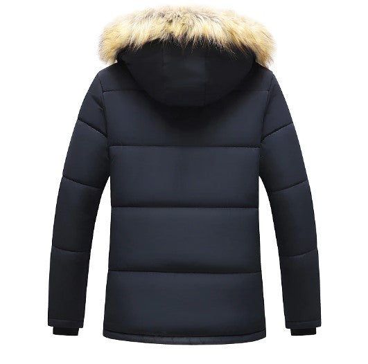 Herren-Winterparka mit abnehmbarer Kapuze Mivona