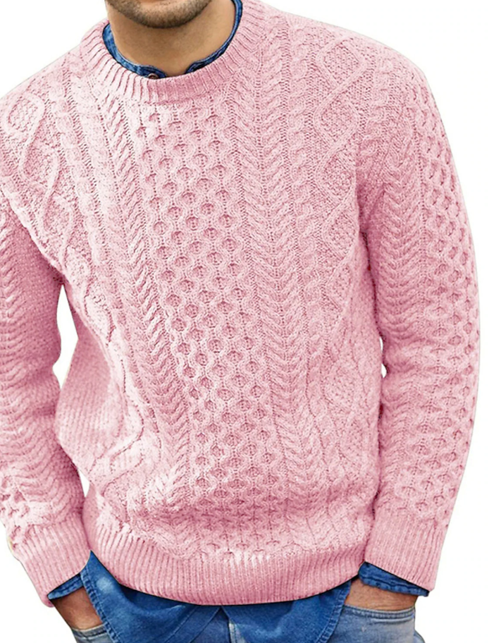 Janis – Stilvolls Rundhals Pullover für Männe Mivona