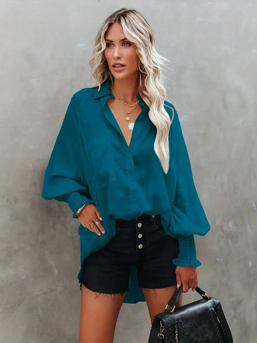 Klassisches Langarmshirt mit Zeitlosem Schnitt für Damen Mivona