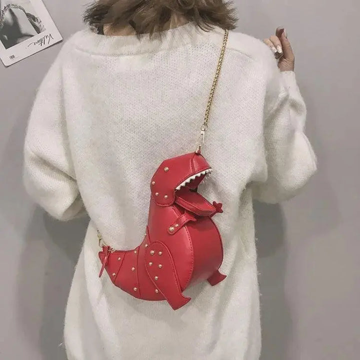 Einzigartige T-Rex Mini-Tasche mit Verspieltem Touch für Damen Mivona