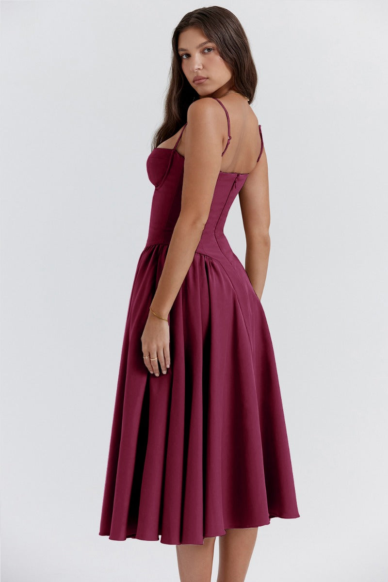 Elegantes Kleid mit attraktivem Korsett-Look Für Frauen Mivona