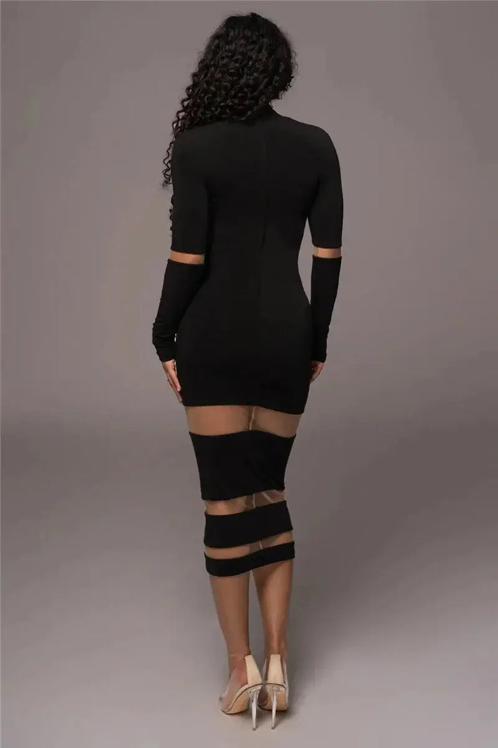 Kleid mit Cut Outs und markanten Akzenten für Frauen Mivona