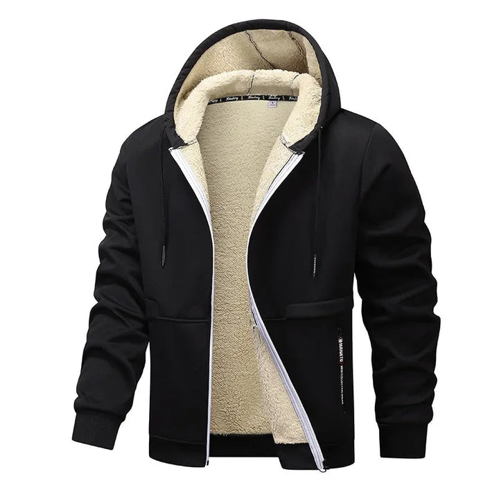 Herren Lässig Fleece Jacke | Winter Mivona