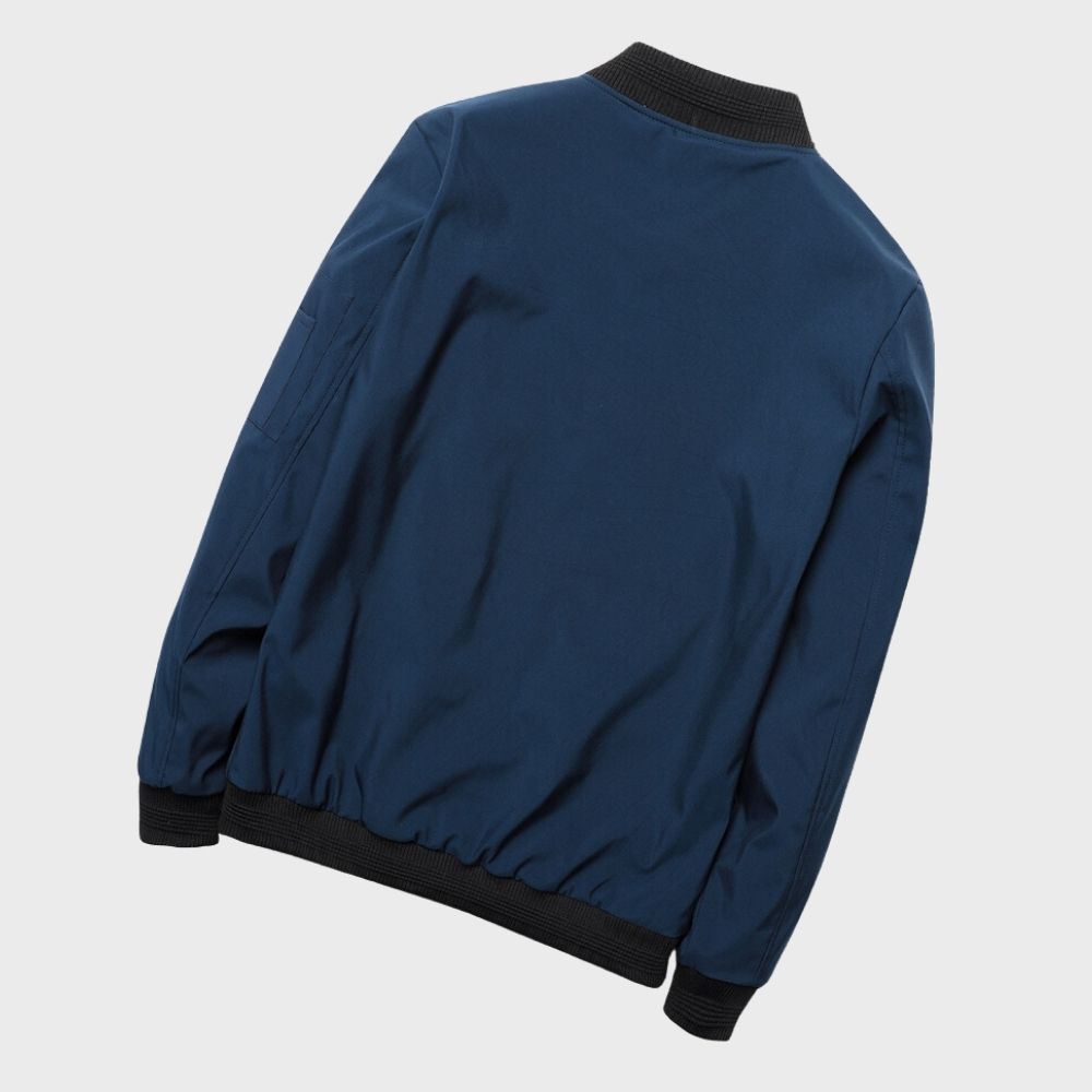 Bomberjacke Herren Leicht | Zip-Up Jacke Alltag Mivona