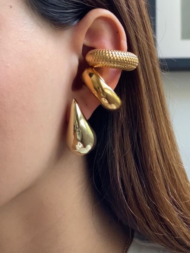 Glänzende Ohrringe mit elegantem Design für Frauen Mivona