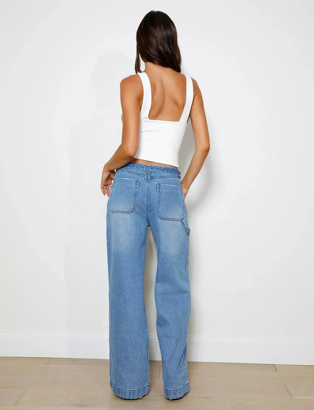 Lockere High Waisted Jeans für Frauen Mivona