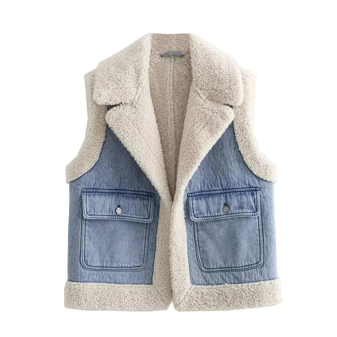 Trendige Jeansweste mit schickem Charme für Damen Mivona