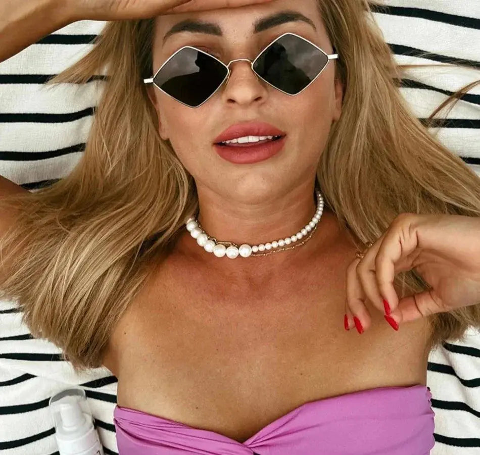 Klassische Vintage Sonnenbrille für Damen Mivona