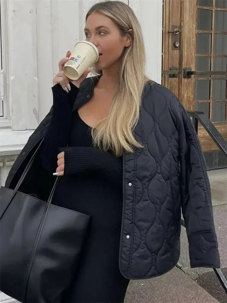 Weite Winterjacke mit kuscheliger Wärme für Damen Mivona