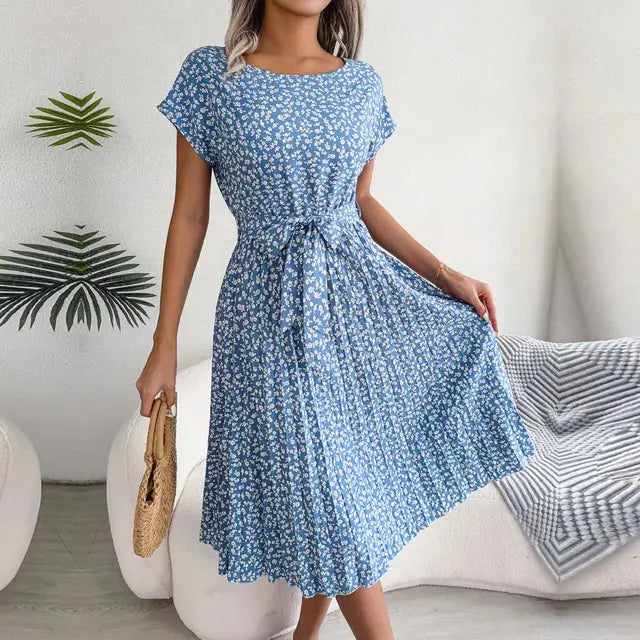 Fließendes Ärmelloses Sommerkleid Für Frauen Mivona