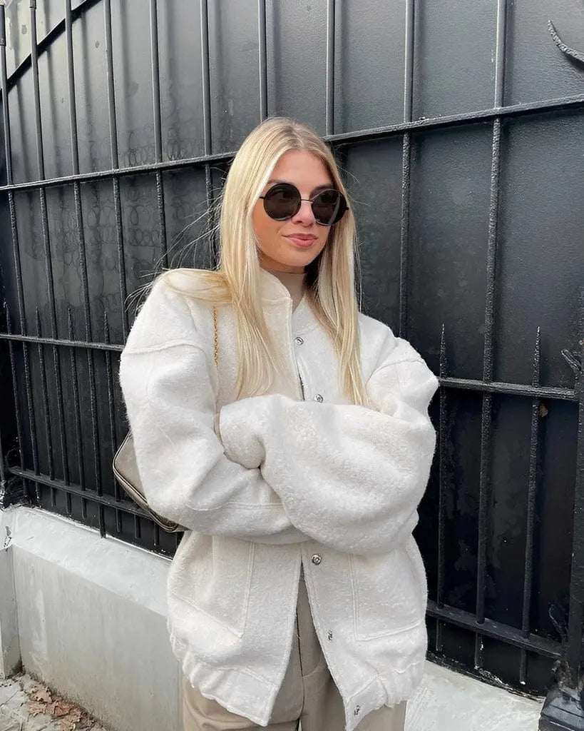 Vielseitige Alltagsjacke mit Seitentaschen für Frauen Mivona