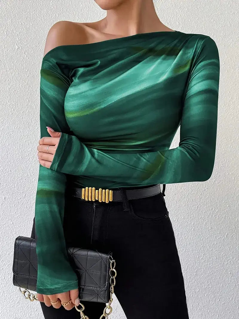 Off-Shoulder-Top mit Schmeichelhafter Passform für Damen Mivona