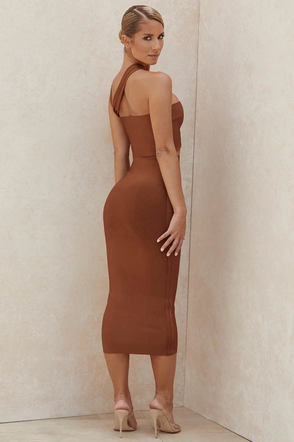 Midi Bandage Kleid mit Cut Outs für Frauen Mivona