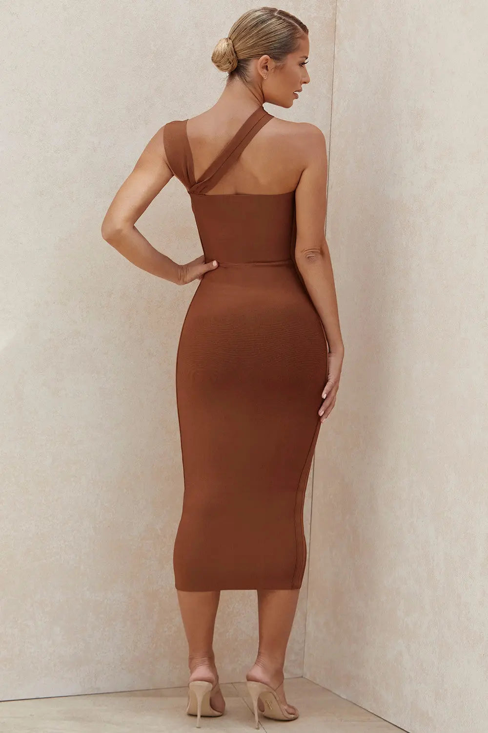 Midi Bandage Kleid mit Cut Outs für Frauen Mivona