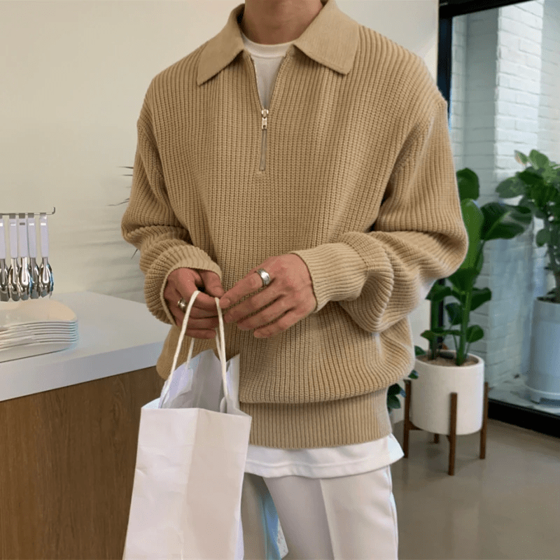 Half Zip Pullover für Herren Mivona