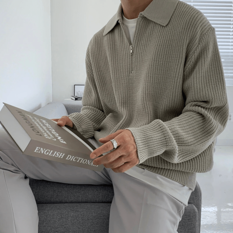 Half Zip Pullover für Herren Mivona