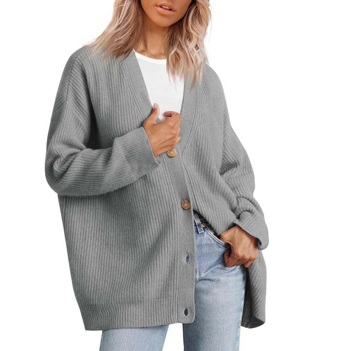 Klassische Offene Strickjacke Für Gemütliches Layering Für Frauen Mivona