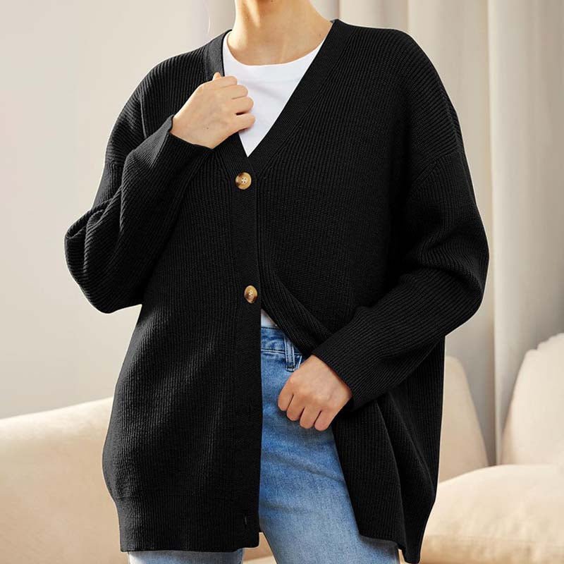 Klassische Offene Strickjacke Für Gemütliches Layering Für Frauen Mivona