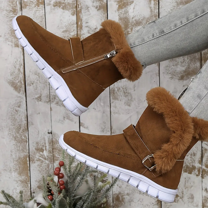 Bequeme Stiefelette mit kuscheligem Futter Für Frauen Mivona