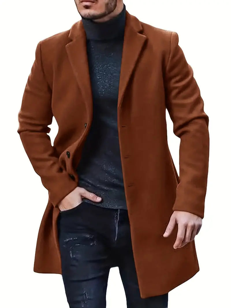 Einreihiger Trenchcoat für Herren Mivona