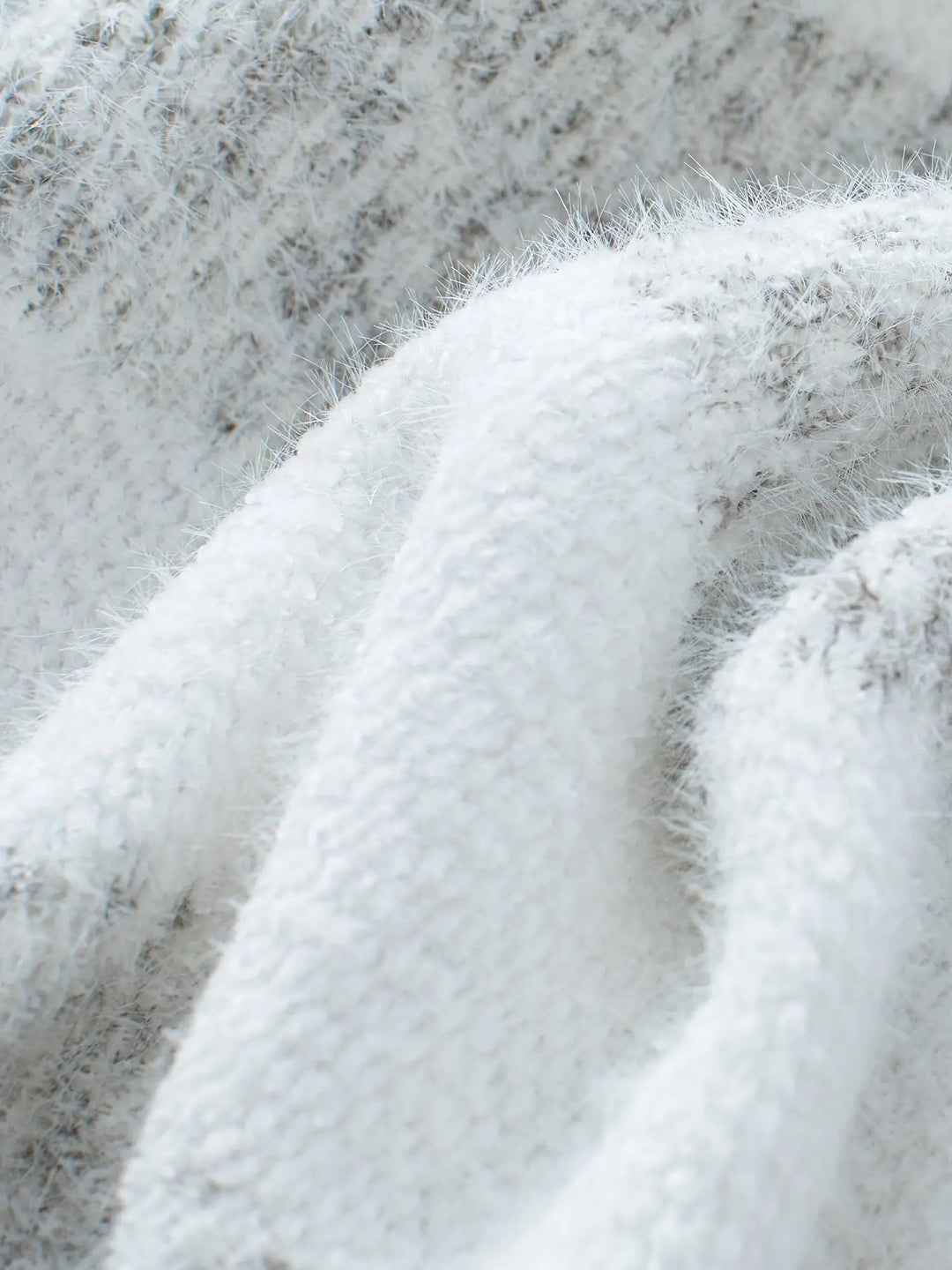 Gestreifter Rollkragen Winter Strickpullover Damen