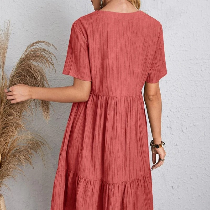 Stilvoll, Bequem und Trendy Kleid für Frauen Mivona