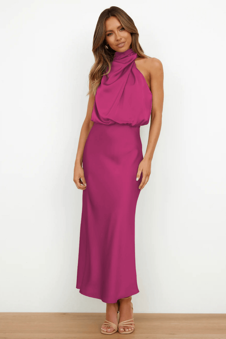 Elegantes One Shoulder Satin Minikleid mit verfeinertem Charme für Damen Mivona