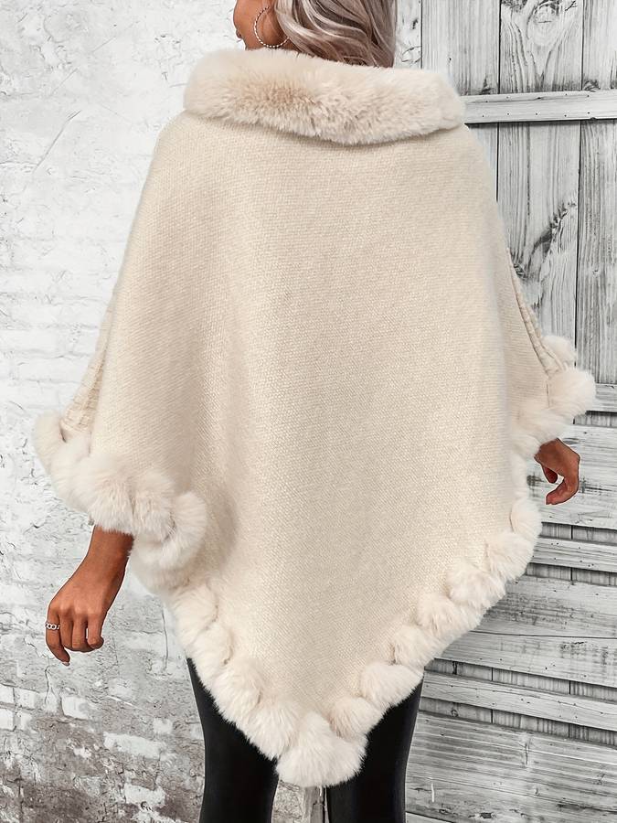 Eleganter Poncho Für Mühelose Raffinesse Und Wärme Für Frauen Mivona