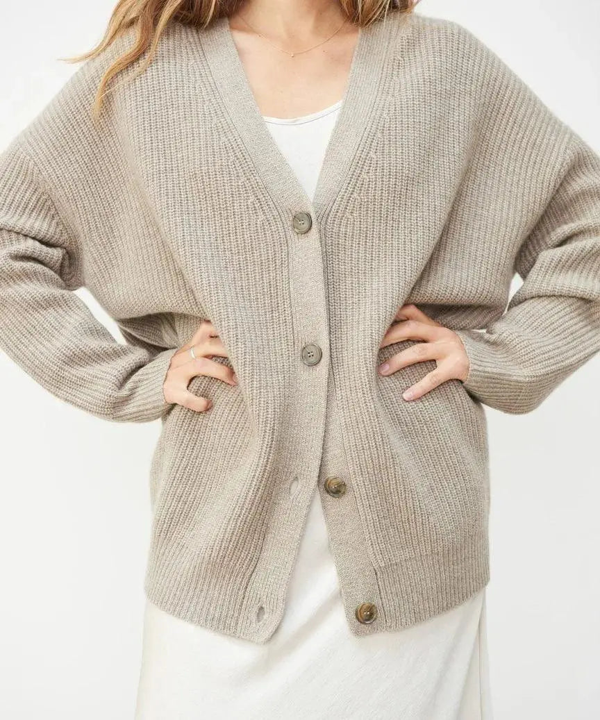 Gemütlicher Strick Cardigan mit elegantem Komfort für Damen Mivona